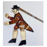EARLY ARTICULATED TIN TOY
