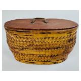 INDIGENOUS BIRCH BARK STORAGE BOX