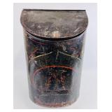 TOLE PAINTED TEA TIN