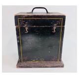 PAINT DECORATED SPICE BOX