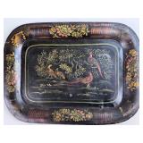 TOLE PAINTED SERVING TRAY