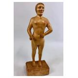 JOHN PHILCO CARVING OF AN INDIGENOUS MALE