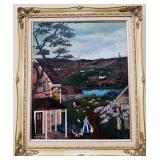 M.L. McGIBBON FOLK ART PAINTING
