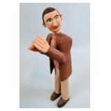 FOLK ART CARVING OF A DOCTOR