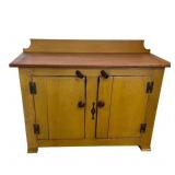 PINE 2-DOOR STORAGE CUPBOARD OR SERVER