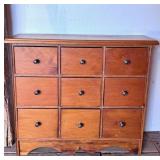 PINE APOTHECARY CHEST
