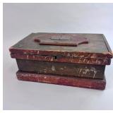 DOCUMENT BOX IN THE FORM OF A CARPENTER'S CHEST