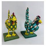 PETER RAFUSE WHIMSICAL CHICKENS