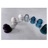 VINTAGE CERAMIC AND GLASS INSULATORS