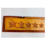 HAND CARVED WOODEN PANEL
