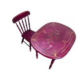 CHILD'S TABLE AND CHAIR SET