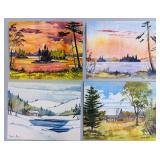 MYRON ANGUS WATERCOLOURS