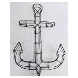 VINTAGE WIRE FORM SHIP'S ANCHOR