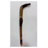 PAINTED PENOBSCOT CANE REMNANT
