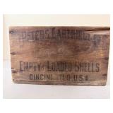VERY EARLY PETER'S CARTRIDGE CO. SHELL BOX
