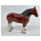 PAINTED PINE CARVING OF A HORSE