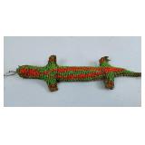 INDIGENOUS BEADED LIZARD FETISH