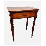 FINE WALNUT LAMP TABLE