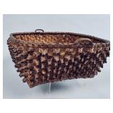 DOUBLE HANDLED PORCUPINE BASKET
