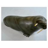 INUIT SOAPSTONE WALRUS