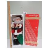 Vtg Animated Santa w/ Box 27' Tall