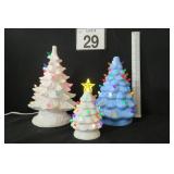 Ceramic Trees - 1 Elec. w/ repair & 2 Battery Opt