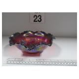 Vtg Imperial Carnival Windmill Bowl