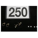 14kt Gold CZ Earrings