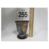 Vtg Westmoreland Amethyst Peacock Bowl