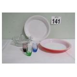 Vtg Pyrex - Sake Shot Glasses & More