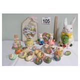 Easter Bunnies - Cookie Jar & Decor Eggs