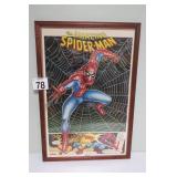 1977 Spiderman Framed Poster 26x38'