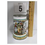 Bierseidel Milk Glass Stein