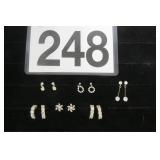 10kt Gold CZ Earrings