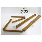 Vintage Lufkin Stick Rulers