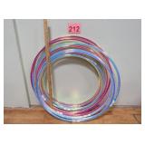 12 New Hula-Hoops - Assorted Sizes