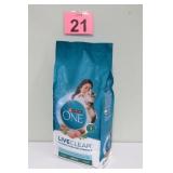 Purina One Live Clear Cat Food 63lb -09/27
