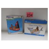 Pirate Boat & Shark Pool Floaters