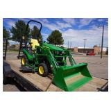 2021 1025R John Deere Tractor 18hrs