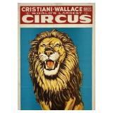 CRISTIANI-WALLACE CIRCUS POSTER