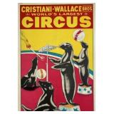 CRISTIANI-WALLACE CIRCUS POSTER