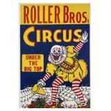 ROLLER BROS. CIRCUS POSTER