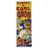 ROBERT G. EARL CIRCUS POSTER