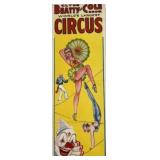 CLYDE BEATTY COLE BROS. CIRCUS POSTER