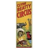 CLYDE BEATTY CIRCUS POSTER