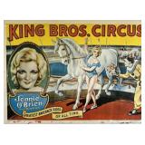KING BROS. CIRCUS POSTER