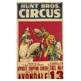 HUNT BROS. CIRCUS POSTER