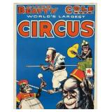 CLYDE BEATTY COLE BROS. CIRCUS POSTER
