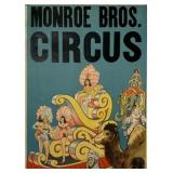 MONROE BROS. CIRCUS POSTER