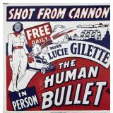 THE HUMAN BULLET POSTER